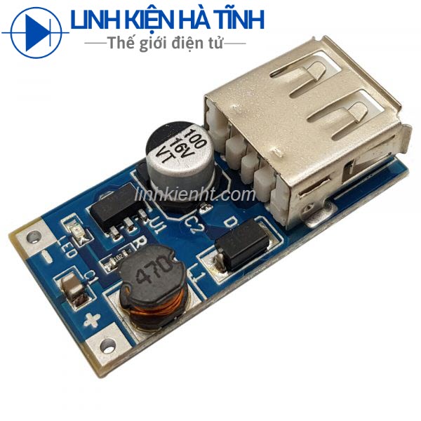 Mạch tăng áp đầu ra USB sạc điện thoại 5v 600mA